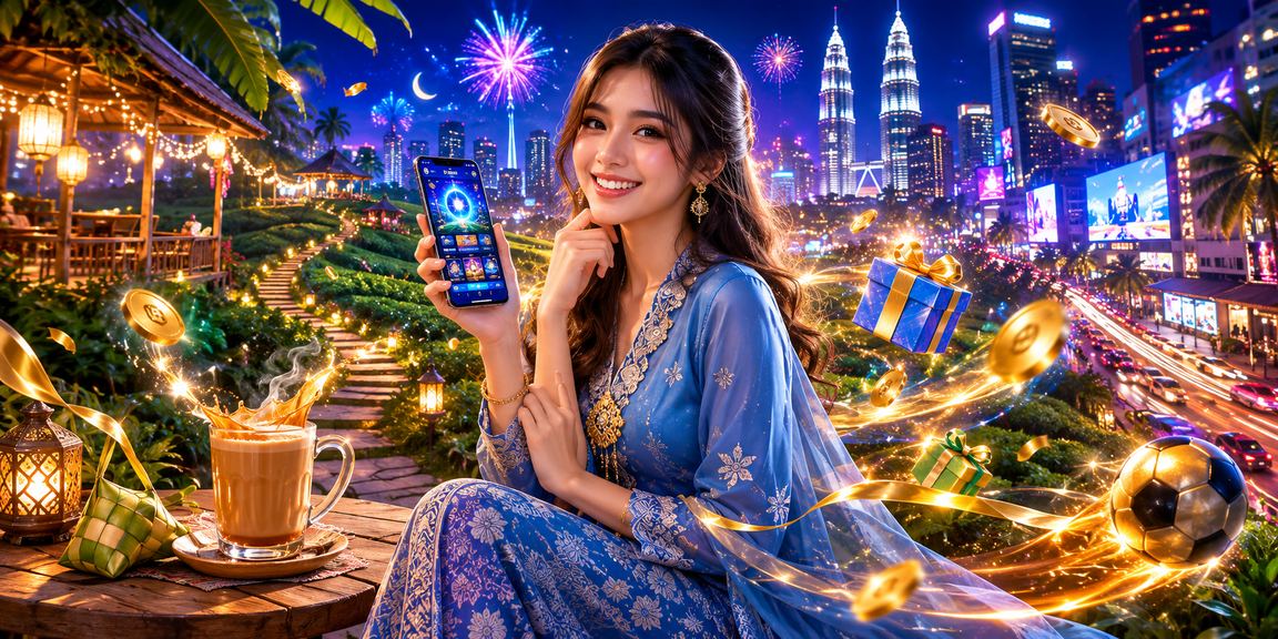 Pengguna berpakaian baju kurung di Kuala Lumpur menggunakan aplikasi kasino kiss4d