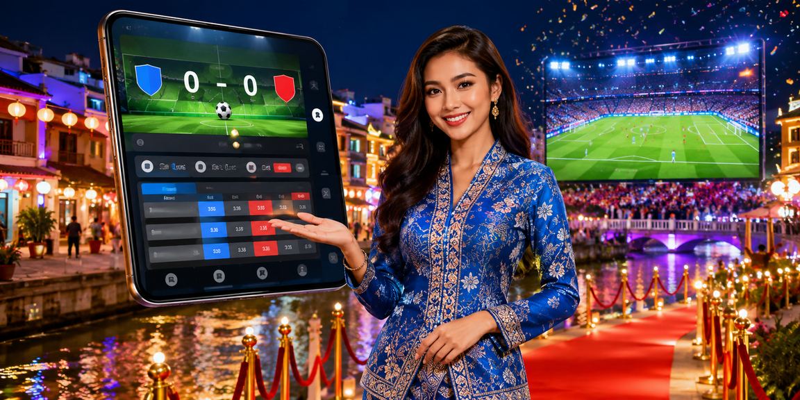 Permainan kasino digital dengan tema bola sepak dan budaya Melayu di Melaka